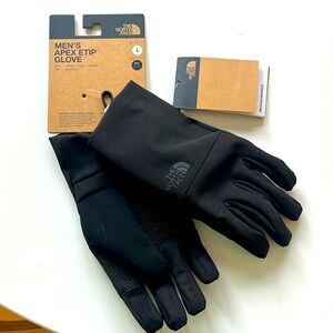 North Face men’s size large winter gloves - NEW